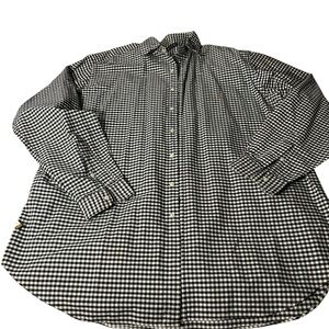 Polo Ralph Lauren Black and White Gingham Men's Shirt